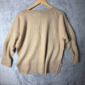 LOFT tan/camel women's oversized sweater - size L